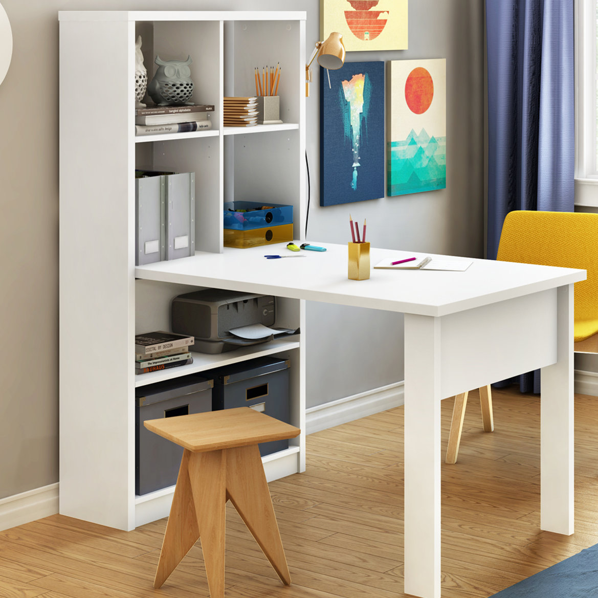 South Shore Annexe Craft Storage Unit Combo Computer Desk & Reviews